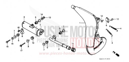 EXPANSIONSKAMMER (1) CR250RE de 1984